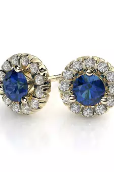 Traditional Yellow Gold Plated Earring
