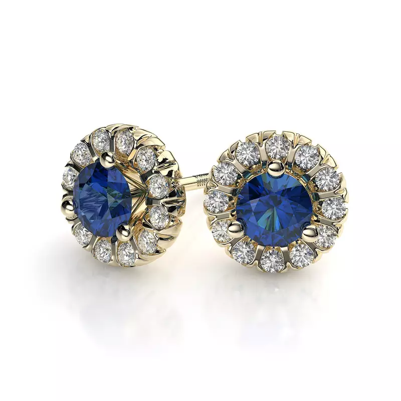 Traditional Yellow Gold Plated Earring