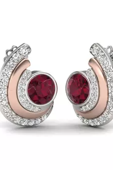Traditional Yellow Gold Plated Earring