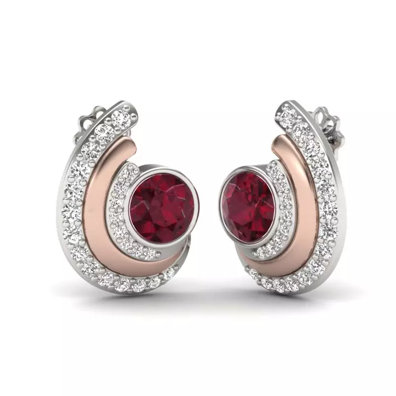 Traditional Yellow Gold Plated Earring
