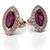 Traditional Yellow Gold Plated Earring