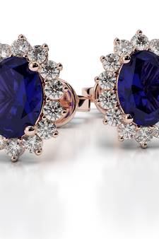 Traditional Yellow Gold Plated Earring