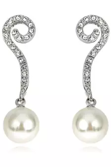 Traditional Yellow Gold Plated Earring