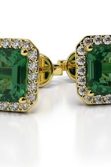 Traditional Yellow Gold Plated Earring
