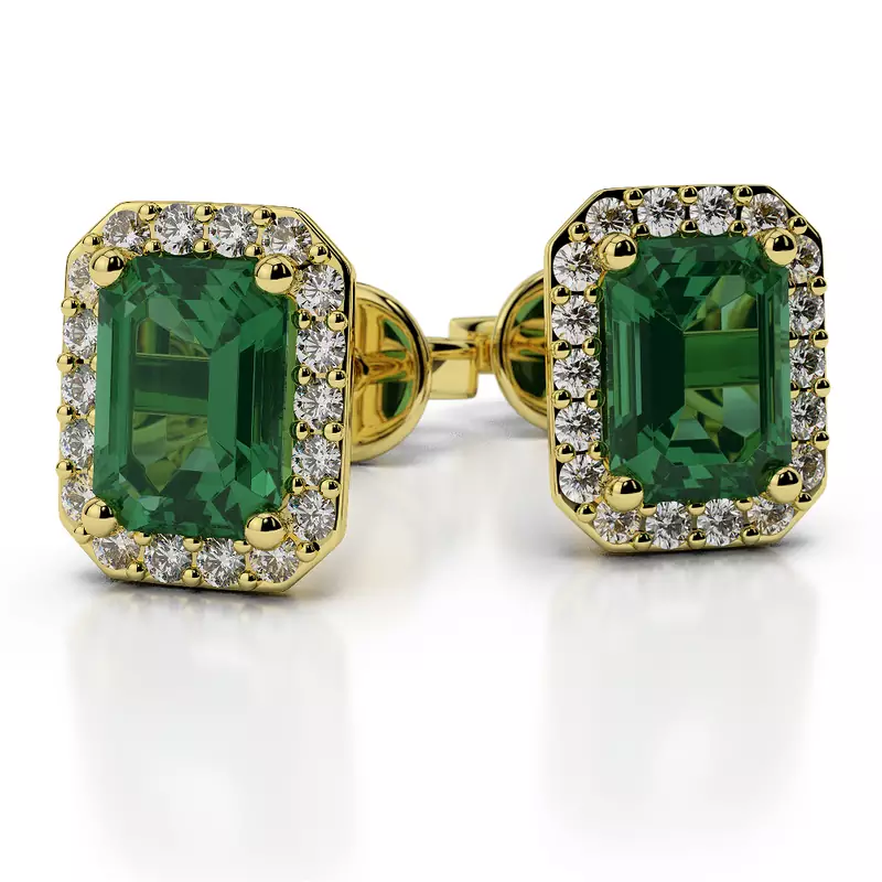 Traditional Yellow Gold Plated Earring