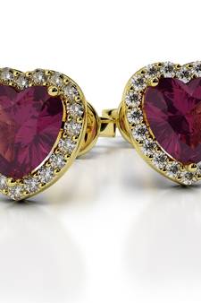 Traditional Yellow Gold Plated Earring
