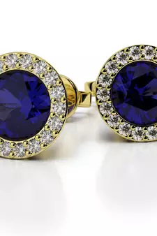 Traditional Yellow Gold Plated Earring