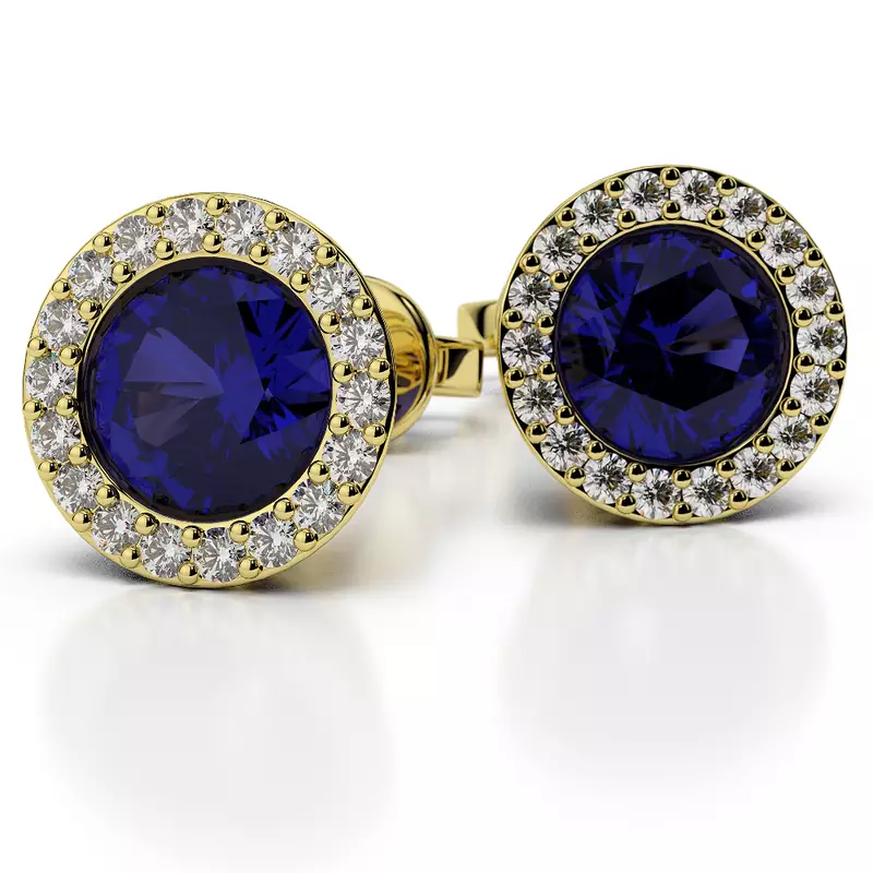 Traditional Yellow Gold Plated Earring