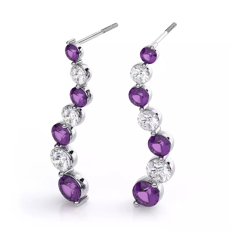 Traditional Yellow Gold Plated Earring