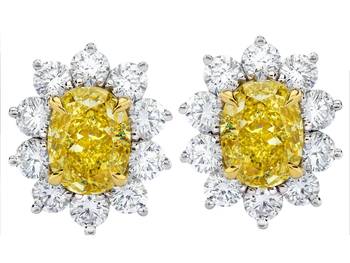 Traditional Yellow Gold Plated Earring 1
