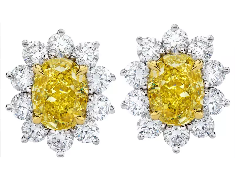 Traditional Yellow Gold Plated Earring