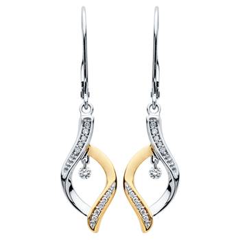 White Gold Plated Earring 1