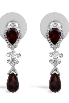 White Gold Plated Earring