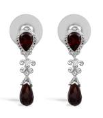 White Gold Plated Earring