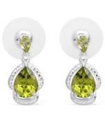 White Gold Plated Earring