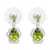 White Gold Plated Earring