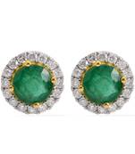 White Gold Plated Earring