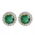 White Gold Plated Earring