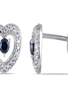 White Gold Plated Earring