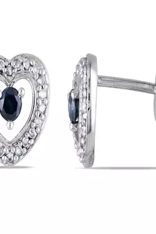 White Gold Plated Earring