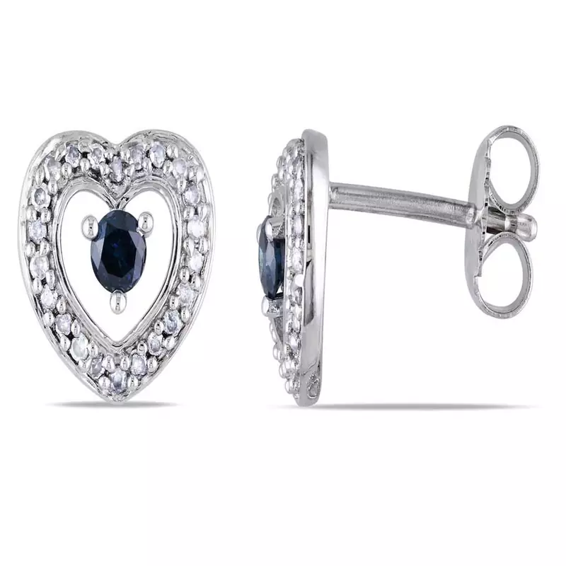 White Gold Plated Earring