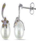 White Gold Plated Earring