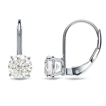 White Gold Plated Earring 1