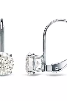 White Gold Plated Earring