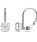 White Gold Plated Earring