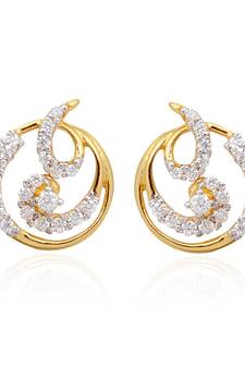Yellow Gold Plated Earring