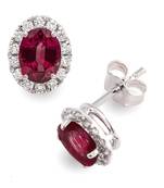 White Gold Plated Earring