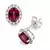 White Gold Plated Earring