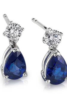 White Gold Plated Earring