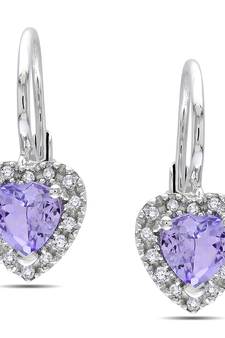 White Gold Plated Earring