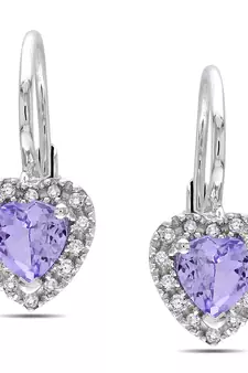 White Gold Plated Earring