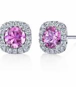 White Gold Plated Earring