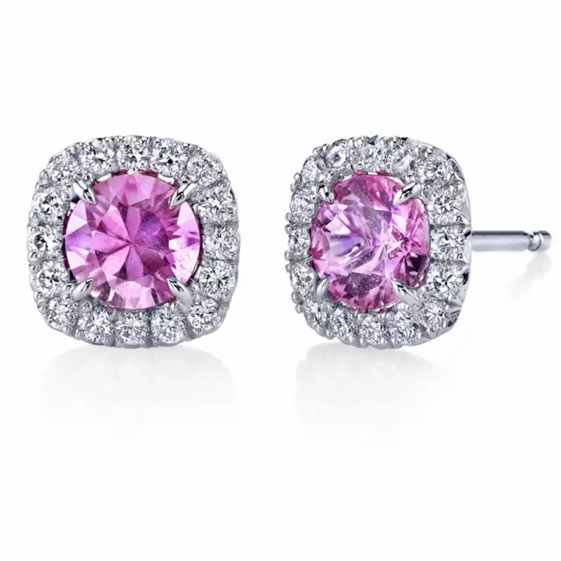 White Gold Plated Earring