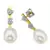 White Gold Plated Earring