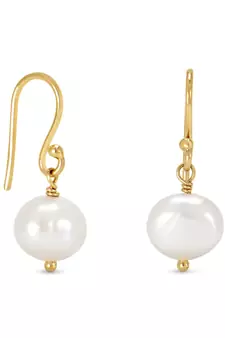 White Gold Plated Earring
