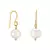 White Gold Plated Earring