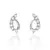 White Gold Plated Earring