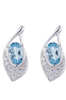 White Gold Plated Earring