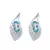 White Gold Plated Earring