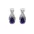 White Gold Plated Earring