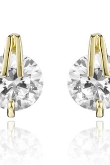 White Gold Plated Earring