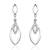 White Gold Plated Earring