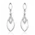 White Gold Plated Earring