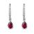 White Gold Plated Earring