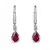 White Gold Plated Earring