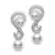 White Gold Plated Earring